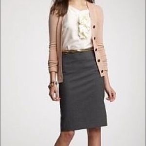 Grey pencil skirt